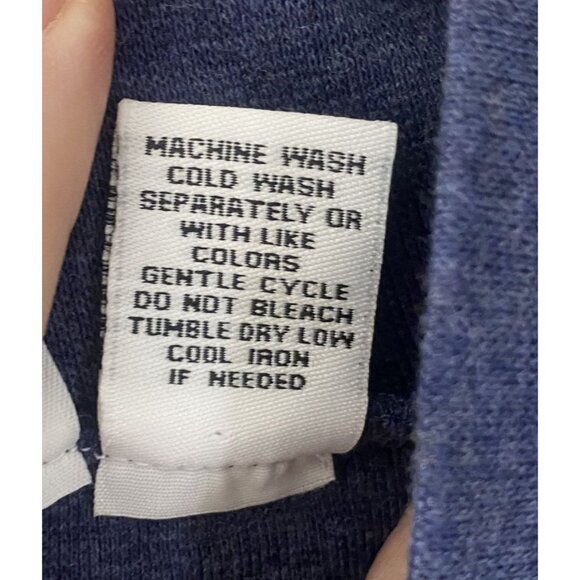 Croft & Barrow Top Womens Plus Size 1X Blue Short Sleeve Mock Turtleneck Cotton‎ - Picture 6 of 8